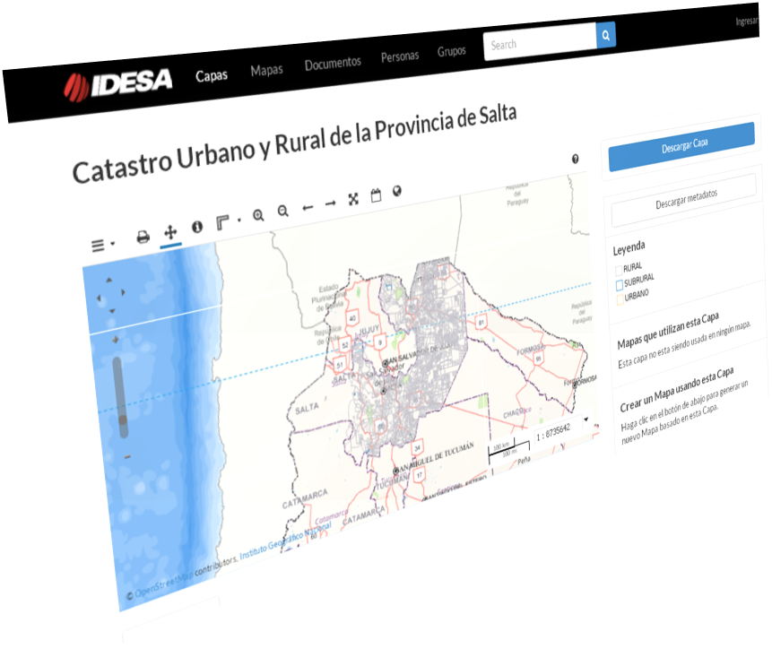 Actualización: Capa SIG Catastro Urbano y Rural de Salta – versión 14