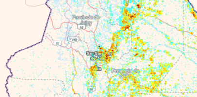 Mapa de Incendios en Argentina