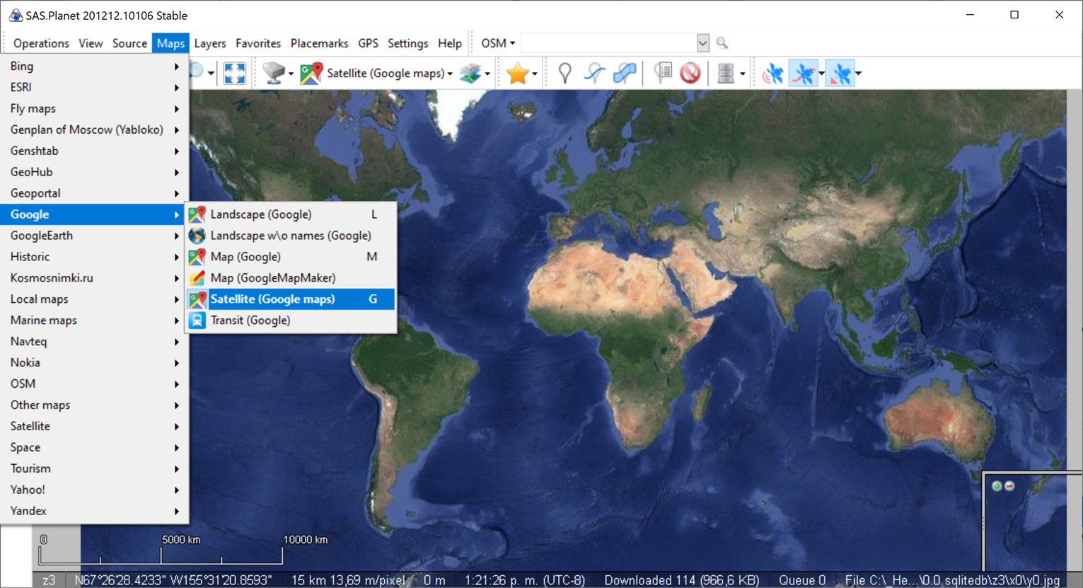 Obtener imagen de alta resolución para componer un mapa en Qgis