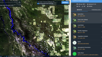 Descarga de Imágenes Satelitales con LandViewer y visualización mediante QGIS