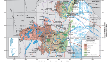 Nuevo Mapa Temático: Relieve Montañoso de la Provincia de Salta (IGN-SEGEMAR)