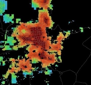Datos de población y asentamientos usando imágenes satelitales