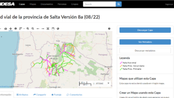 Red vial de la Provincia de Salta Versión 8a (08/22)